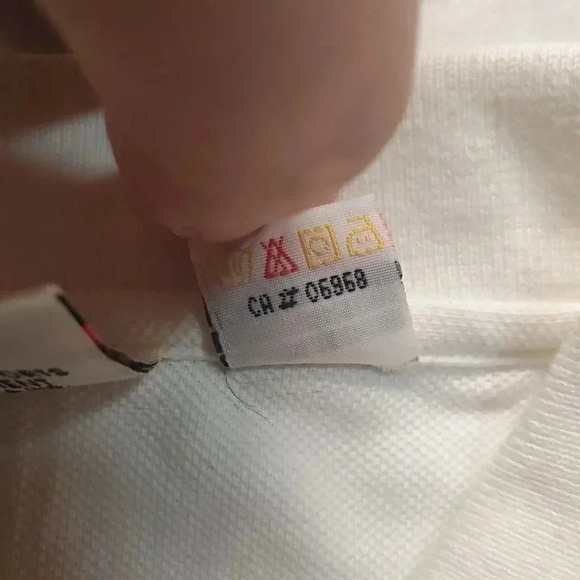 NWT Disney Mickey Mouse Sports Club Polo Shirt Mens Medium White Deadstock - Picture 8 of 13